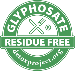 Glyphosate Residue Free badge