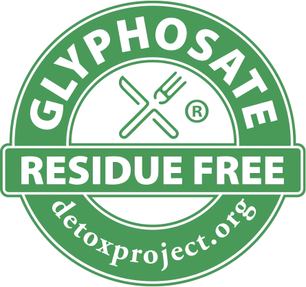 Glyphosate Residue Free badge