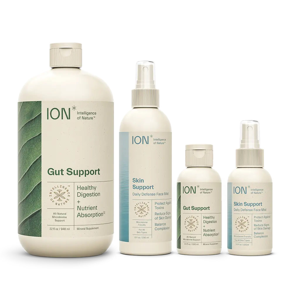 ION Skin and Gut Health Supplements Daily Protection Bundle