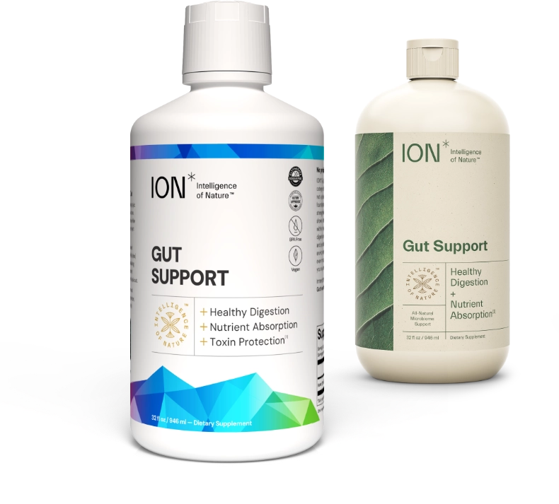 ION* transition from old to new bottle design