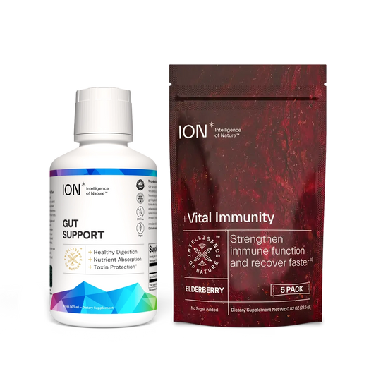 ION Feel Better Bundle-Gut Support 16oz + Vital Immunity 5 pack