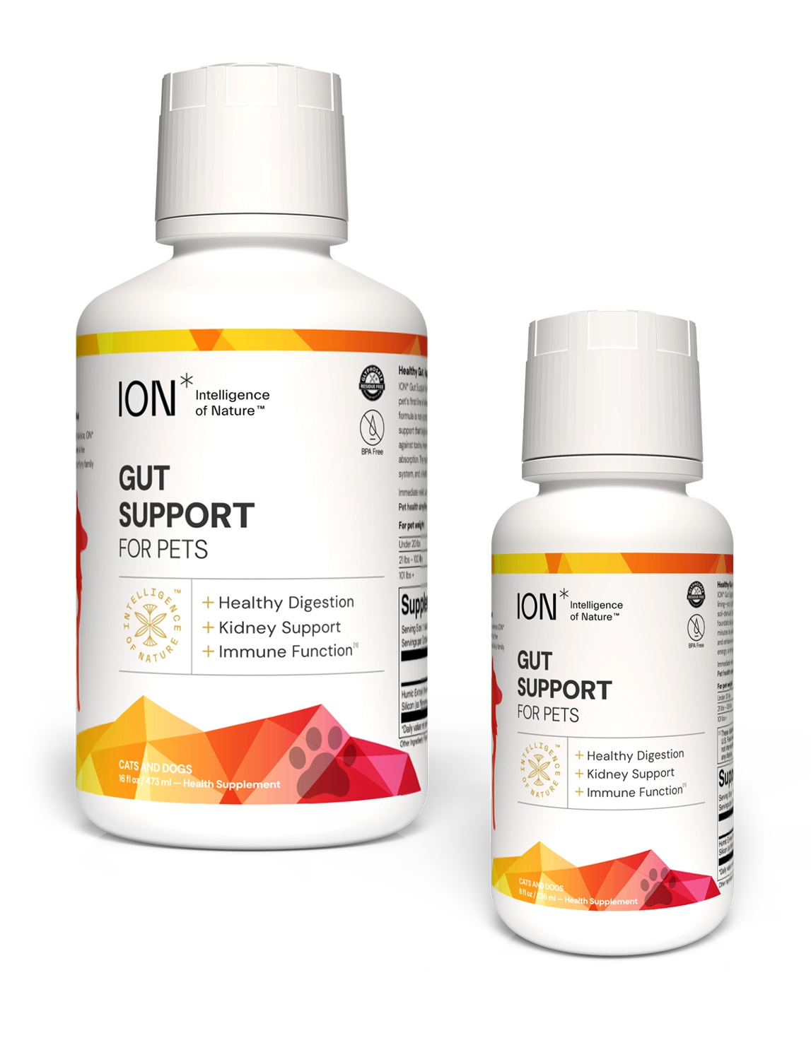 ION Pet Gut Health Supplement Dog Fur