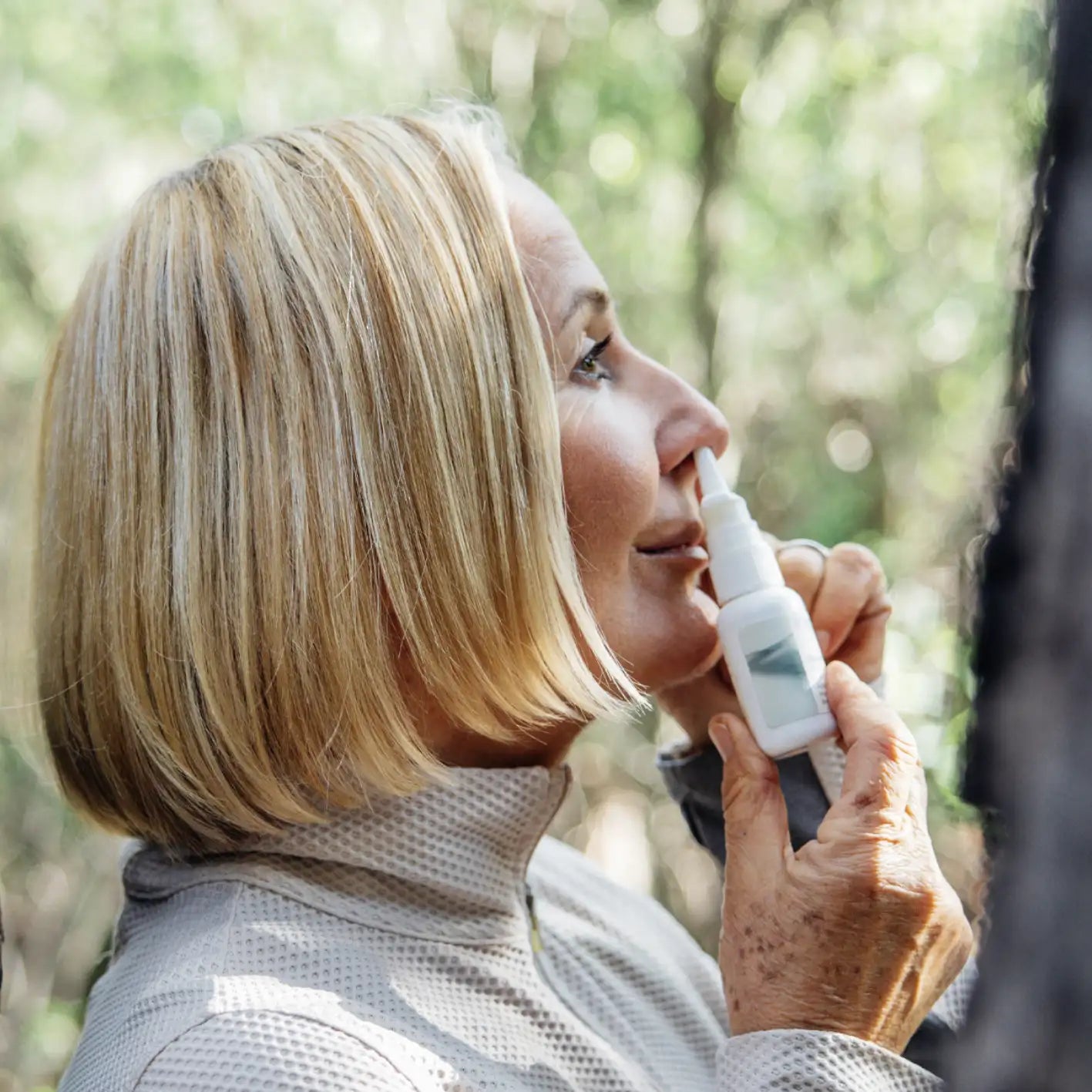 Using ION Sinus Spray for Gut Health Product