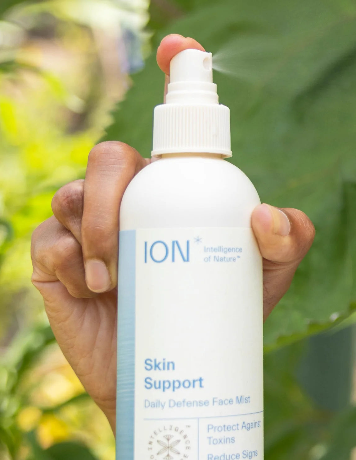 ION Skin Health Supplement Product 8oz Spraying