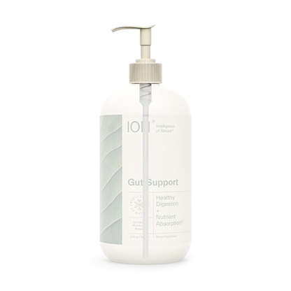 ION Gut Health Supplement Pump 32oz Product Transparent