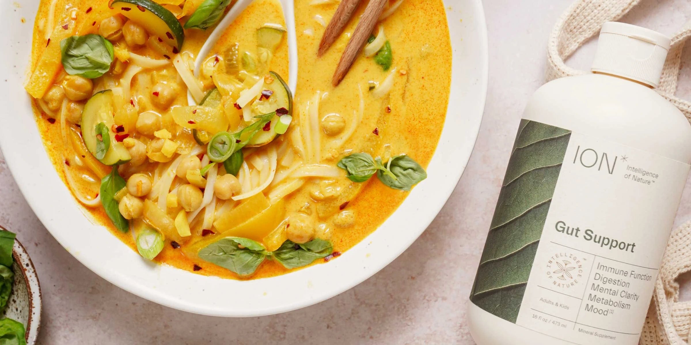 Gut friendly Thai Noodle Soup with ION