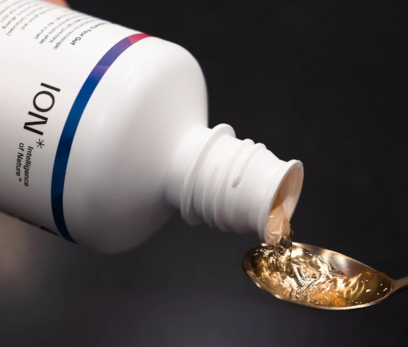 ION* Gut Health pouring into spoon