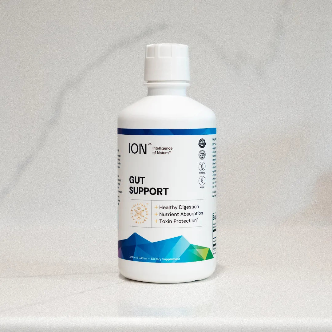 Bottle of ION Gut Support supplement