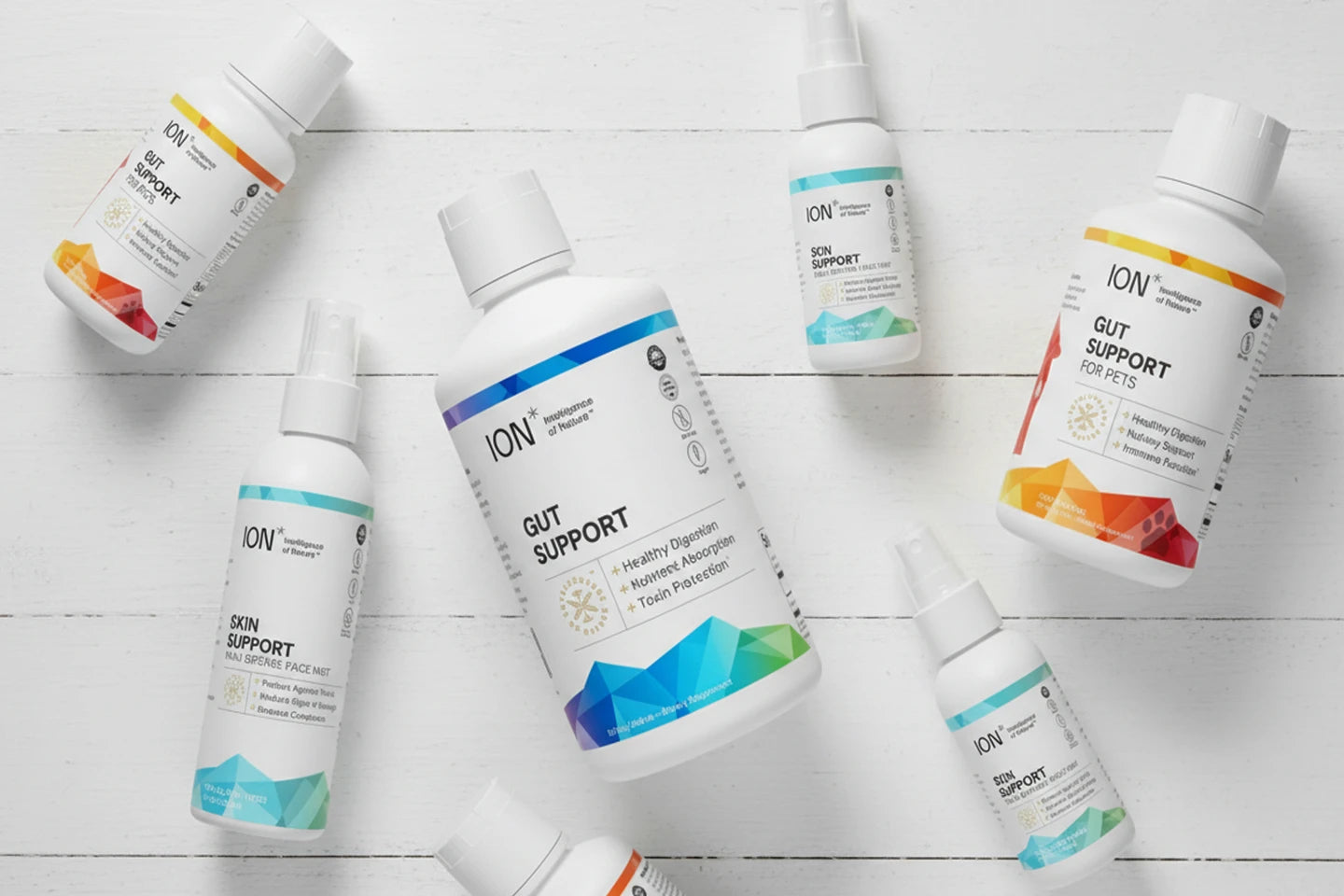 ION* transition from old to new bottle design