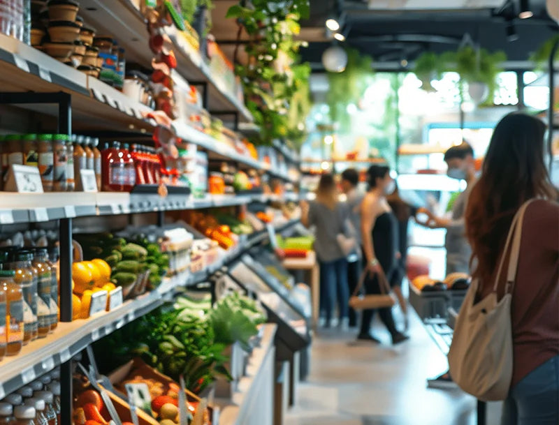 Grocery store aisle